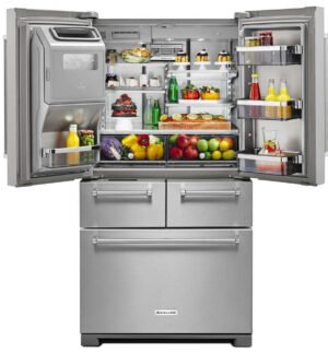 KitchenAid 36" French Door Refrigerator KRMF706ESS